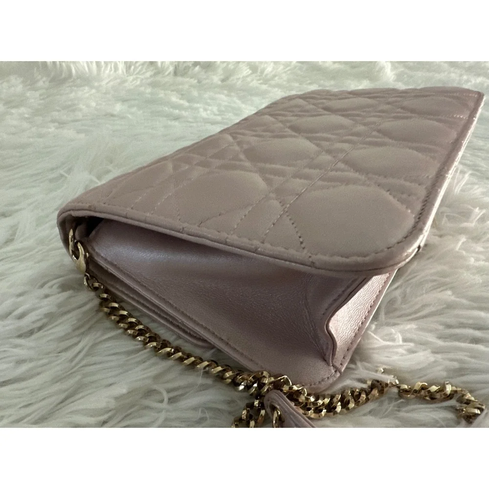 Christian Dior Miss Dior Cannage Leather Pink Bag Handbag